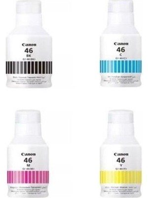 Canon Gı-46 GX7055 4 Renk Orijinal Mürekkep Seti