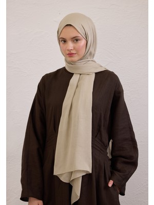 Soft Viskon Şal Naturel Bej