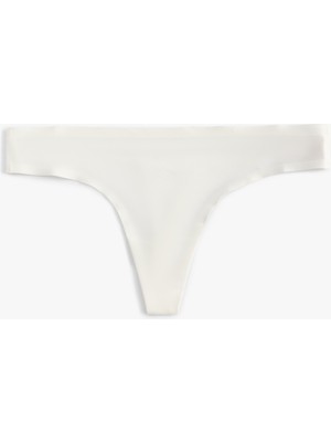 Koton Vücudu Saran Hafif Kumaş Lazer Kesim Dikiş Izi Görünmez String Külot