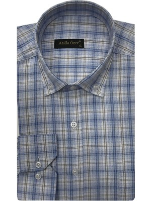 Atilla Özer Uzun Kol Klasik Erkek Gömlek 7331