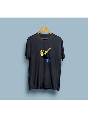 Bahriyeli Collection Oversize Johhny Bravo Tasarımlı T-Shirt