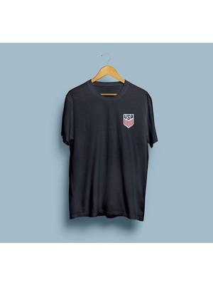 Bahriyeli Collection Oversize Usa Cep Logolu T-Shirt