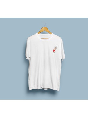 Bahriyeli Collection Oversize Prezervatif Logolu Cep Tasarım T-Shirt