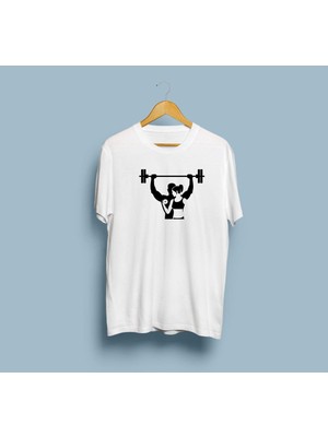 Bahriyeli Collection Oversize Çiftlere Özel Tasarımlı Gym / Fitness T-Shirt