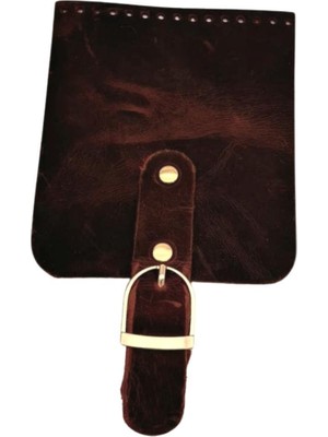 Angel Çanta Aksesuar Gerçek Deri 21X12 cm Hardal Sarı Crazy Renk Çanta Kapağı Light Gold Metalli