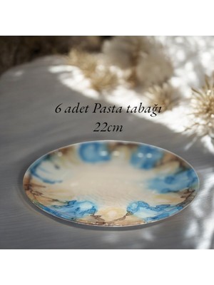 Es Home Collection Es Home Basic 6 Parça Pasta Tabağı/tatlı Seti