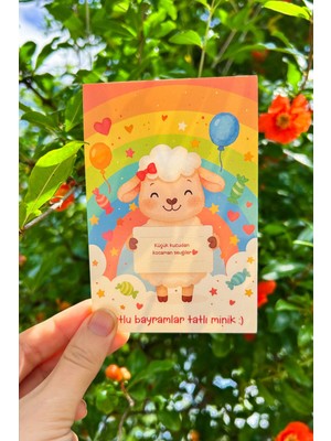 Bayram Tebrik Kartı 10 Adet Kurban Bayramı Hediye Kartı Tebrik Kartı Kurban Bayramı Ramazan Bayramı