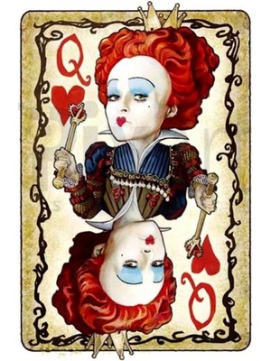 Kalp Kraliçesi  30 * 40 cm  Pixart Sanat Elmas Mozaik Tablo