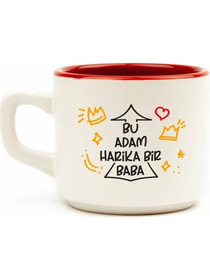 Palto Tasarım Bu Adam Harika Bir Baba! Beyaz Venüs Kupa - Hediye Seramik Kupa