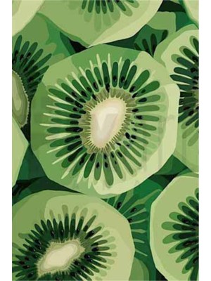 PixArt Kivi Dilimi 38 x 51 Elmas Mozaik Tablo