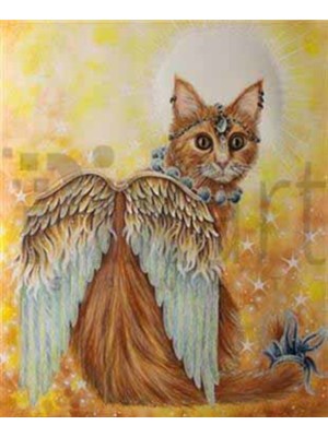 Pix Art Sanat Mitolojik Kedi  Pixart Sanat Elmas Mozik Tablo Daimond Türkiye 55*68