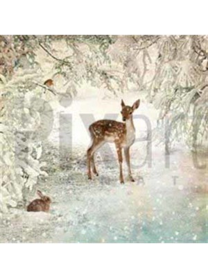 Pix Art Sanat Karlı Günde Doğa   Pixart Sanat  Elmas Mozaik Tablo Diamond Türkiye 58*58