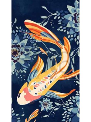 PixArt Koi Baligi 37 x 69 Elmas Mozaik Tablo