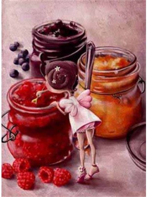 Reçel Perisi Pixart Sanat Elmas Mozaik Tablo Diamond Türkiye  56*74