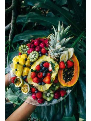 PixArt Meyve Tabagi 40 x 60 Elmas Mozaik Tablo