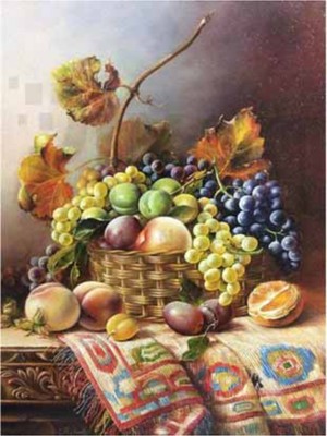 PixArt Nostalji Mevye Kasesi 56 x 74  Elmas Mozaik Tablo