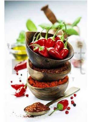 PixArt Chili Biberleri 38 x 51  Elmas Mozaik Tablo