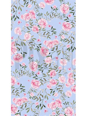 PixArt Pembe Gul Desen 40 x 60  Elmas Mozaik Tablo