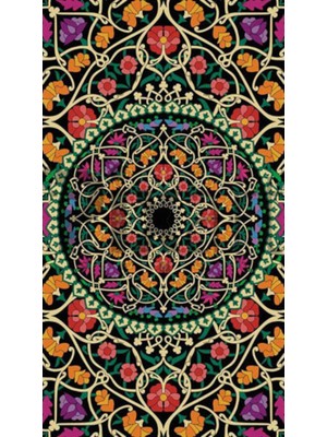 PixArt Kulturel Cicek Desen 40 x 60 Elmas Mozaik Tablo