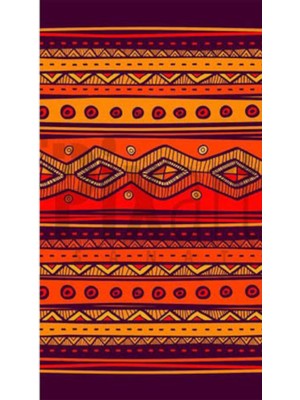 PixArt Cizgili Etnik Desen 40 x 60  Elmas Mozaik Tablo