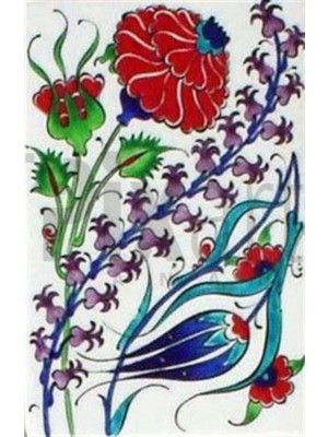 Pix Art Sanat Lale ve Çiçek Desen Pixart Sanat Elmas Mozaik Tablo Diamond Türkiye 55*86