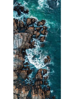 PixArt Dalgalar Ve Kayalar 37 x 69 Elmas Mozaik Tablo