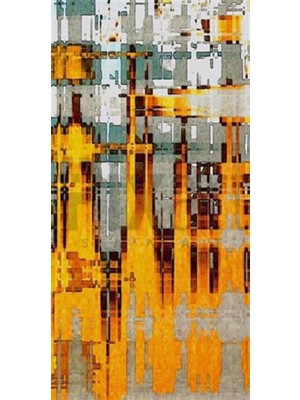 Pix Art Sanat Gri Sarı Tonlar Pixart Sanat Elmas Mozaik Tablo Diamond Türkiye 30*60
