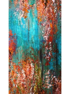 Pix Art Sanat Mavi Turuncu Desen Pixart Sanat Elmas Mozaik Tablo Diamond Türkiye 40*71