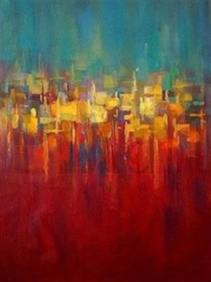 Pix Art Sanat Geçişli Renkler Pixart Sanat Elmas Mozaik Tablo Diamond Türkiye 50*71