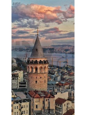 PixArt Galata Kulesi Ve Istanbul Manzarasi 40 x 60 Elmas Mozaik Tablo