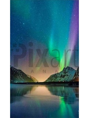 PixArt Kuzey Isiklari 40 x 60 Pi x art Sanat