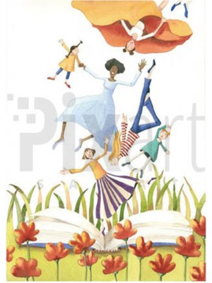 PixArt Ucan Kadinlar 40 x 50 Elmas Mozaik Tablo