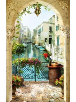 Venedik Manzarası Pixart Sanat  Elmas Mozaik Tablo Diamond Türkiye  36*56