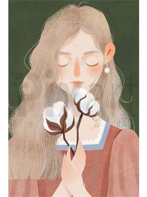 PixArt Pamuk Tutan Kadin Elmas Mozaik TABLO43 x 50