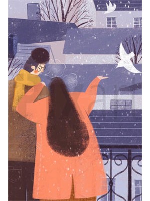 PixArt Kis Manzarasi  40 x 60 Elmas Mozaik Tablo