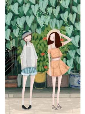 PixArt Arkadaslik  40 x 60 Elmas Mozaik Tablo