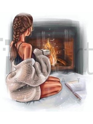 Pix Art Sanat Sonbahar Temalı Pixart Sanat Elmas Mozaik Tablo Diamond Türkiye 45*68