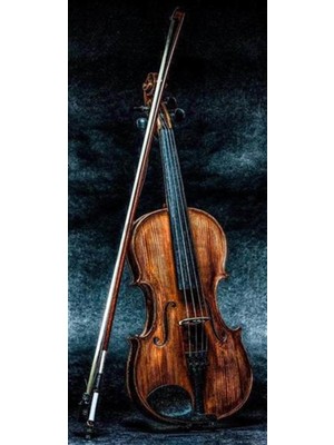 Pix Art Sanat Çello Temalı Pixart Sanat Elmas Mozaik Tablo Diamond Türkiye 43*91