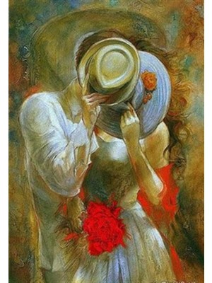 Pix Art Sanat Gizli Aşık Çift Pixart Sanat Elmas Mozaik Tablo Diamond Türkiye 53*73