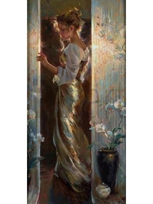 Pix Art Sanat Şık Görünen Kadın Pixart Sanat Elmas Mozaik Tablo Diamond Türkiye 40*78