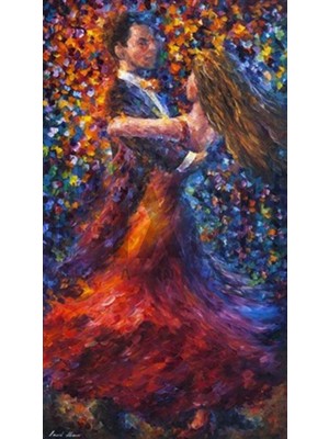 Pix Art Sanat Aşıklar Dans Ederken Pixart Sanat Elmas Mozaik Tablo Diamond Türkiye 40*68