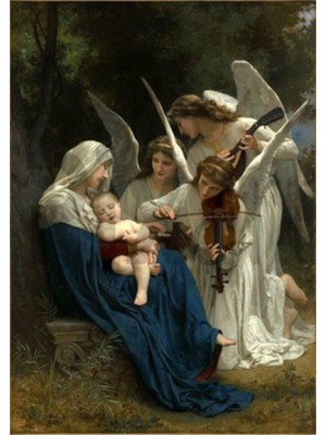 PixArt Hz Meryem Hz Isa Ve Melekleri 41 x 46 Elmas Mozaik Tablo