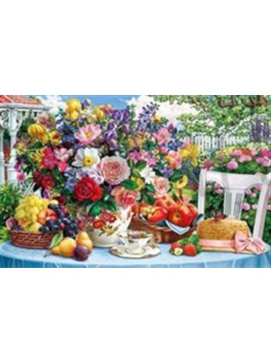 Pix Art Sanat Masanın Rengi Çiçekler  Pixart Sanat Elmas Mozaik Tablo Diamond Türkiye 96*63