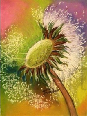 Pix Art Sanat Karahindibanın Uçuşu  Pixart Sanat Elmas Mozaik Tablo Diamond TÜRKIYE42*55