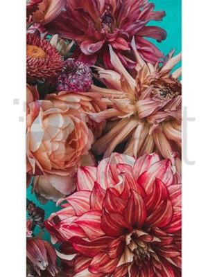 PixArt Karanfil Ve Gul 40 x 57 Elmas Mozaik Tablo