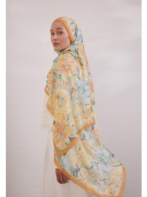 Fresh Gün Işığı Pure Flora Desen Rami Şal