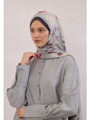Fresh Soft Mavi Sweet Wıllıam Desen Rami Şal