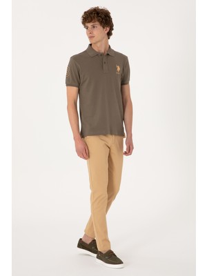 U.S. Polo Assn. Erkek Camel Kanvas Pantolon 50309142-VR015