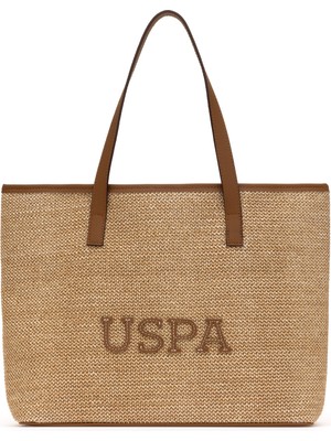 U.S. Polo Assn. Kadın Bej Hasır Kol Çantası 50304996-VR011