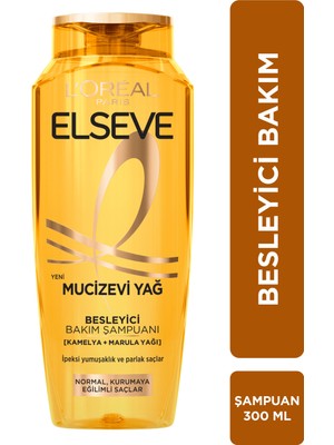 L'Oréal Paris Elseve Mucizevi Yağ Besleyici Bakım Şampuanı 300 ml
